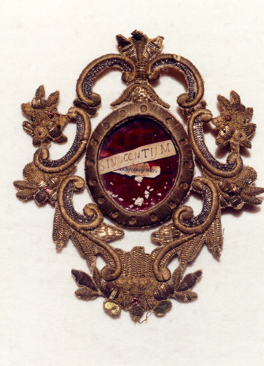 reliquiario - a capsula - manifattura siciliana (Seconda metà sec. XVIII)