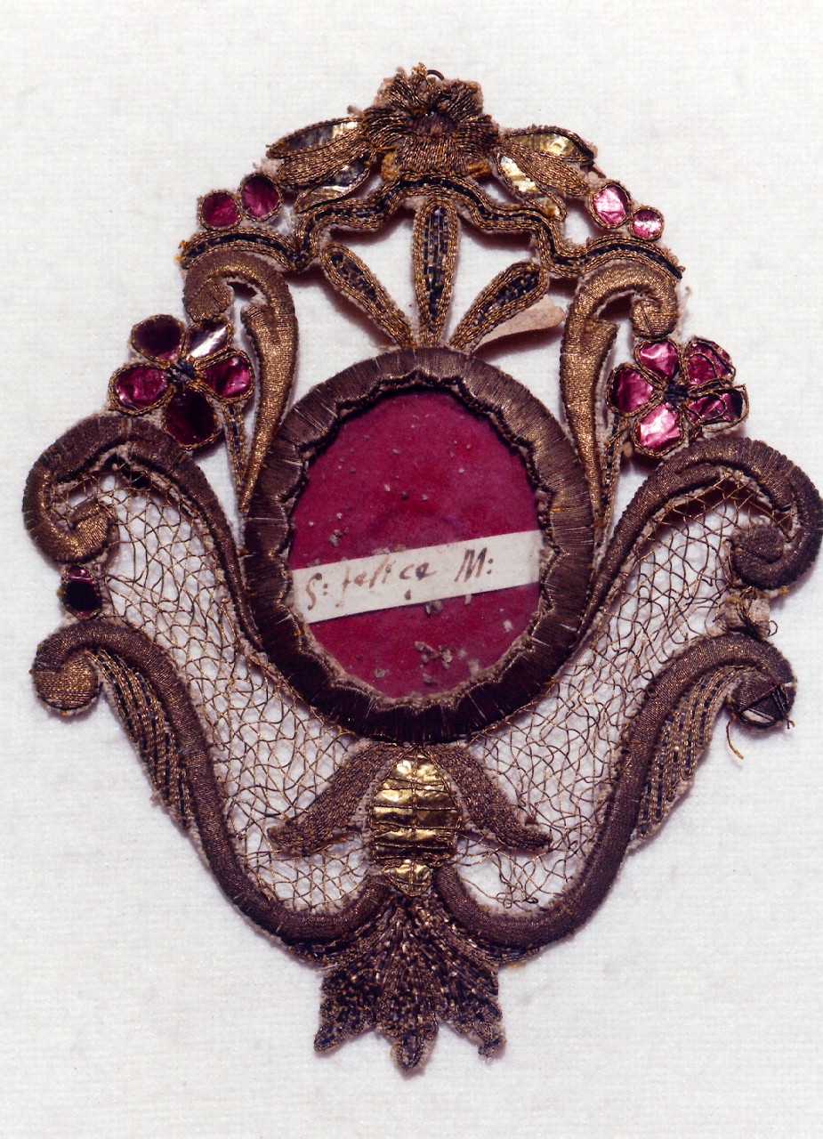 reliquiario - a capsula - manifattura siciliana (Seconda metà sec. XVIII)