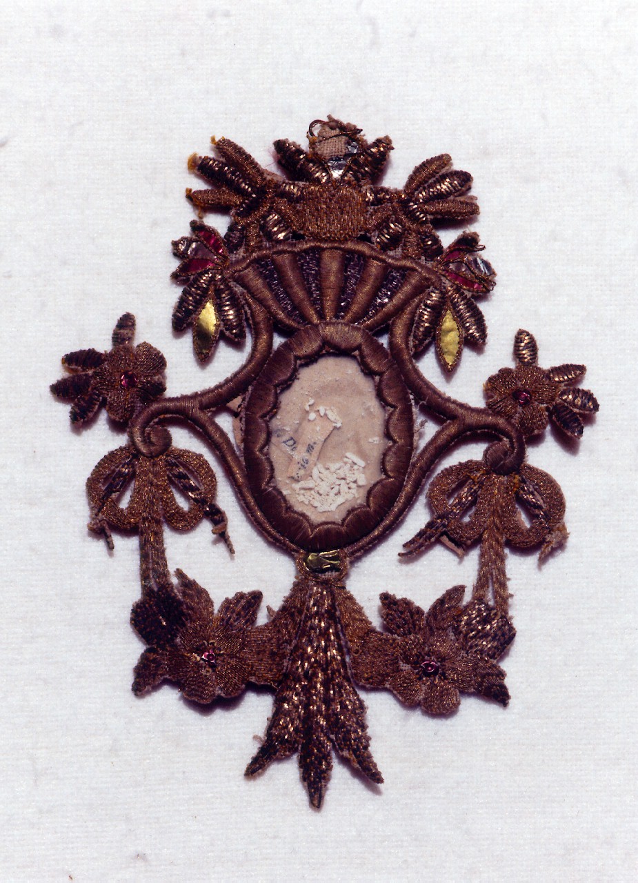 reliquiario - a capsula - manifattura siciliana (Seconda metà sec. XVIII)