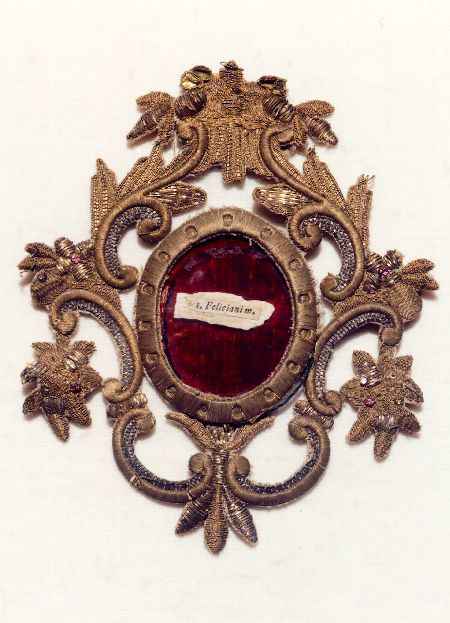reliquiario - a capsula - manifattura siciliana (Seconda metà sec. XVIII)