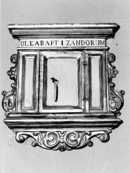 tabernacolo murale, serie - ambito toscano (fine/inizio secc. XVIII/ XIX)