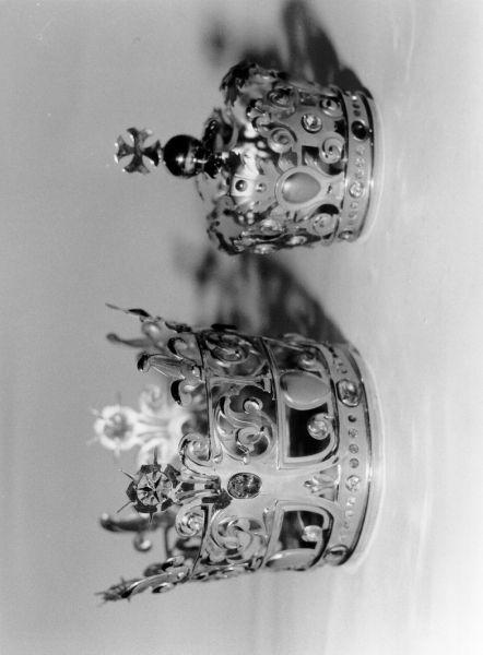 corona da statua, serie - bottega toscana (primo quarto sec. XX)