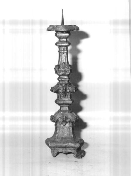 candeliere, serie - bottega toscana (metà sec. XVIII)