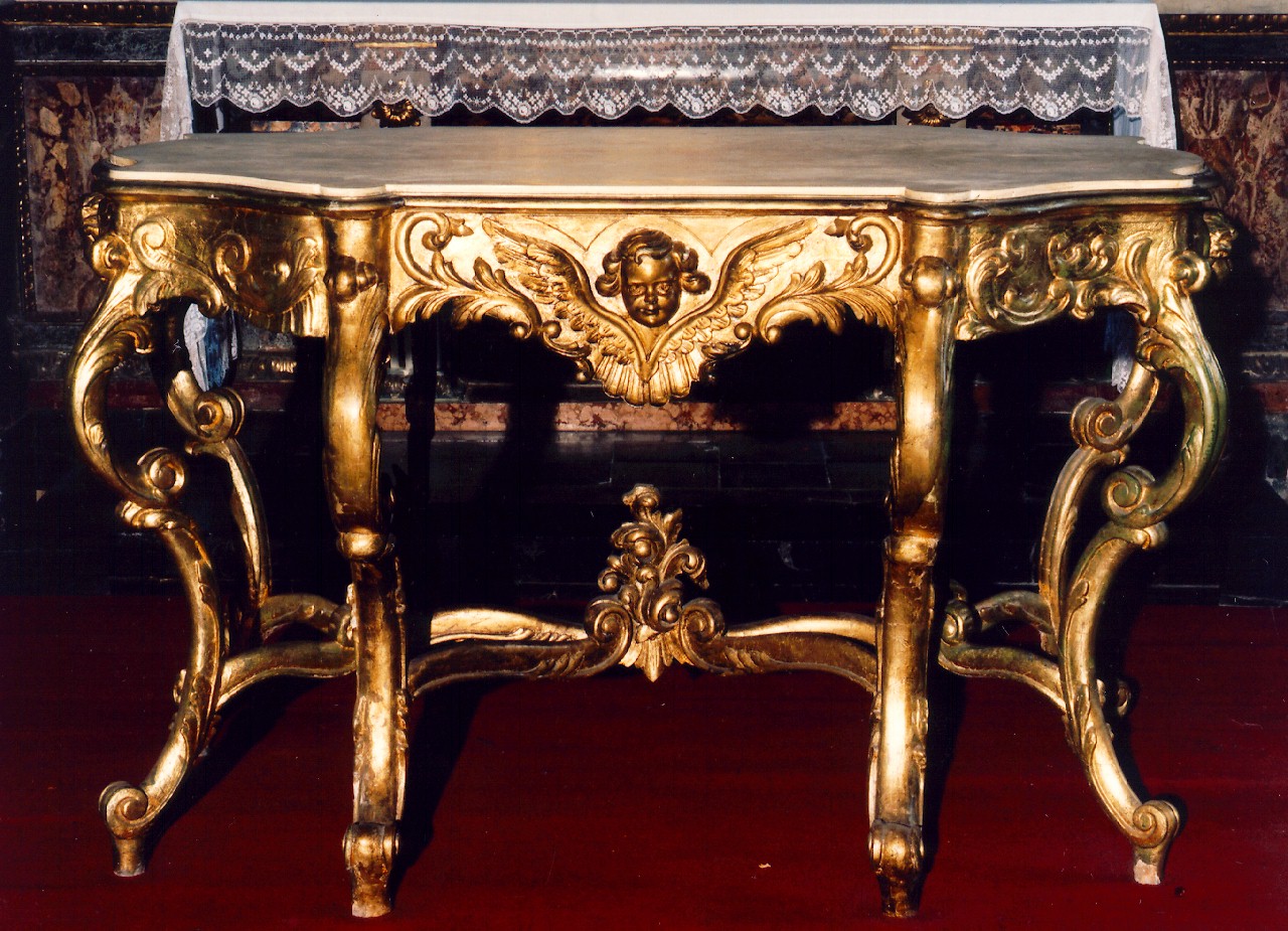 tavolo - produzione siciliana (Seconda metà sec. XVIII)