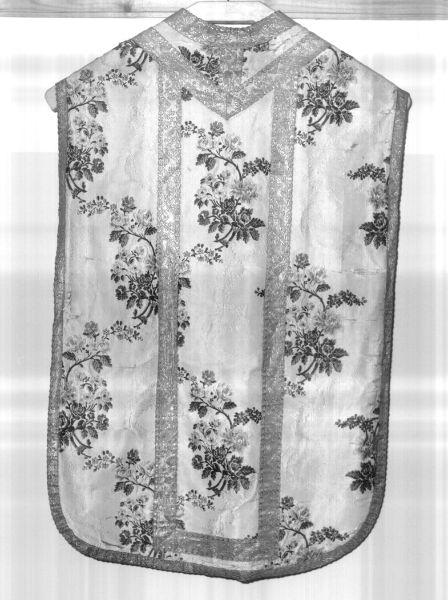 paramento liturgico - in terzo - manifattura italiana (seconda metà sec. XVIII)