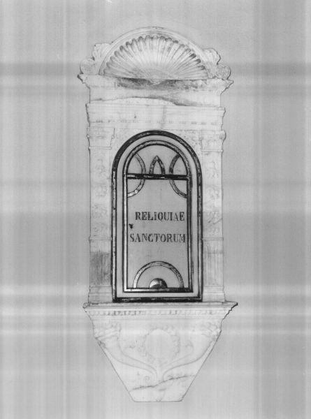 tabernacolo murale - ambito lucchese (seconda metà sec. XV)