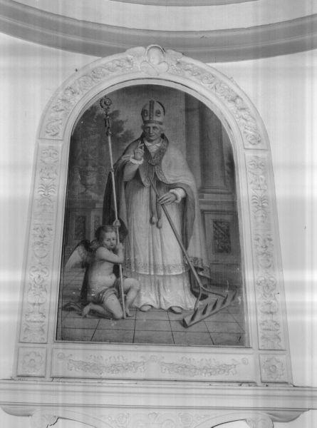 SAN FREDIANO VESCOVO (dipinto) - ambito lucchese (seconda metà sec. XIX)