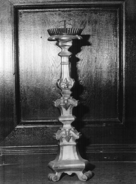 candeliere, serie - bottega lucchese (seconda metà sec. XVIII)