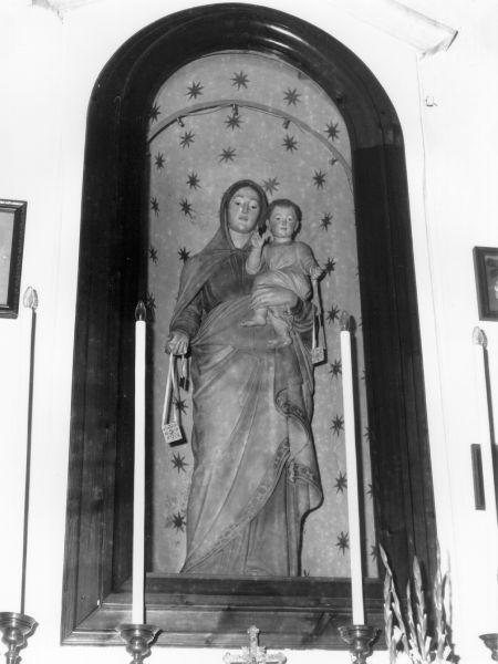 MADONNA DEL CARMELO (statua) di Santini Luigi (prima metà sec. XX)