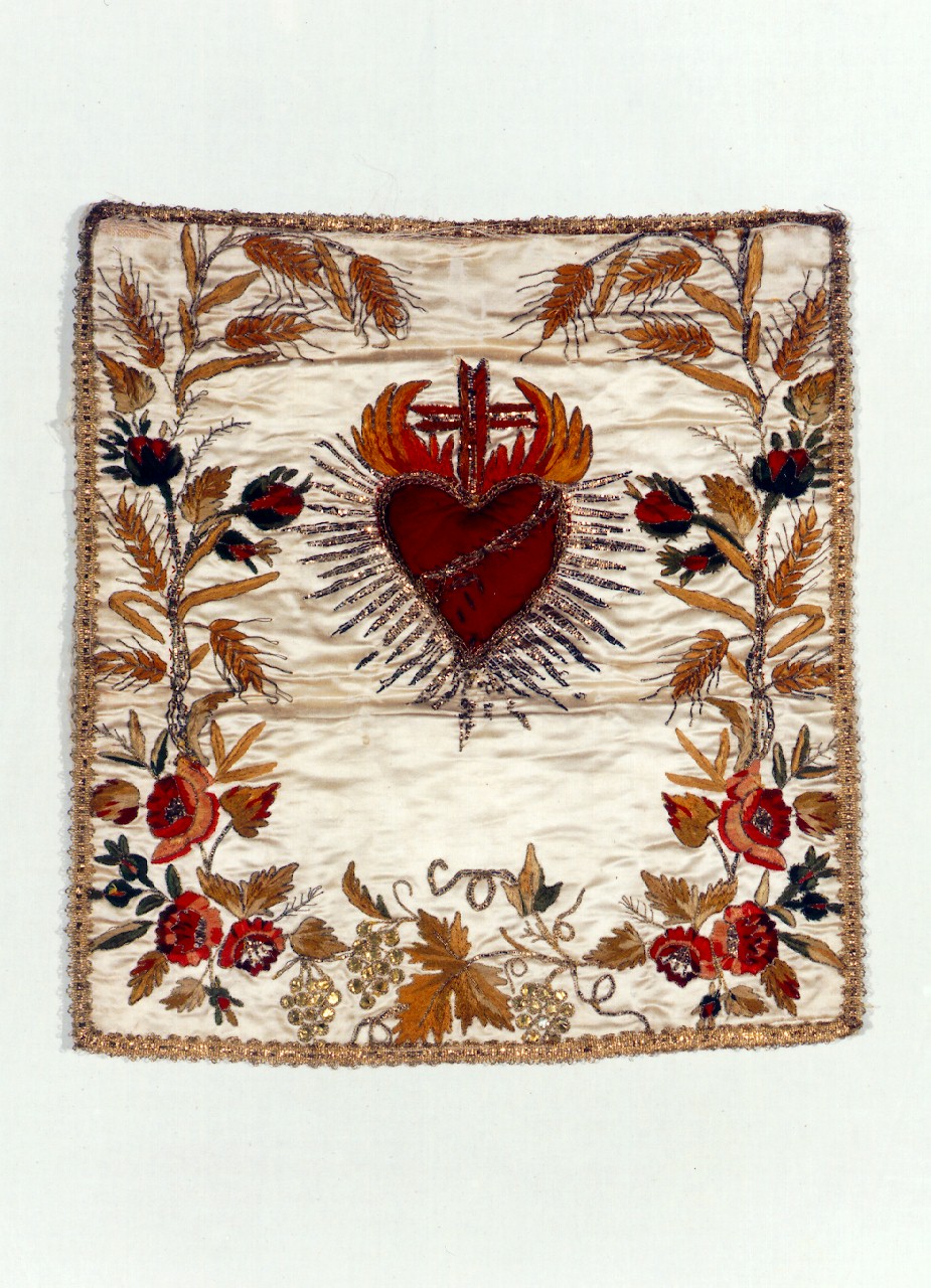 conopeo di tabernacolo - a cortina - manifattura siciliana (Seconda metà sec. XIX)