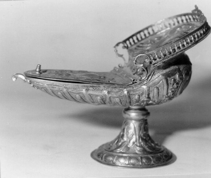 navicella portaincenso - a galeone di Ulivieri Lorenzo Antonio (sec. XVIII)