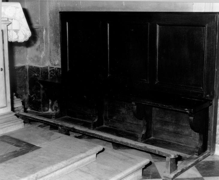 panca - bottega lucchese (seconda metà sec. XVIII)