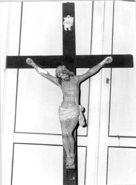 CRISTO CROCIFISSO (scultura) - bottega lucchese (seconda metà sec. XVIII)