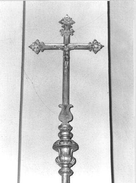 croce processionale - ambito lucchese (seconda metà sec. XVIII)