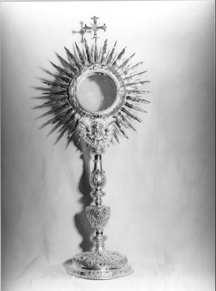 ostensorio - a raggiera di Vambrè Giovanni il Vecchio (ultimo quarto sec. XVII)