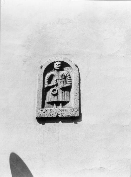 SAN LEONARDO (statua) - bottega lucchese (sec. XVI)