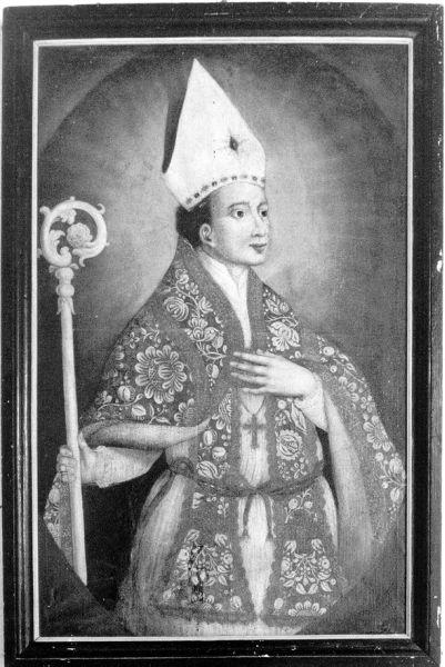 SANTO VESCOVO (dipinto) - ambito lucchese (seconda metà sec. XVIII)