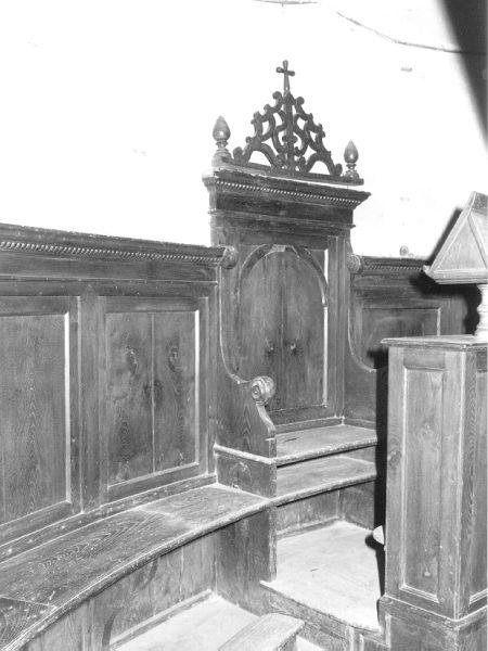 stalli del coro - bottega lucchese (sec. XIX)