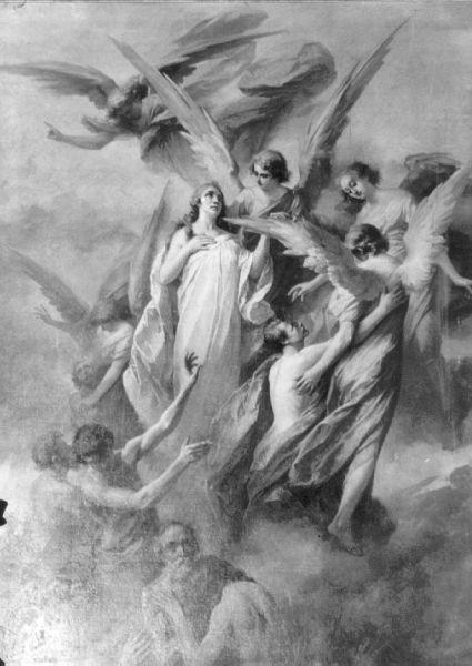 ANIME DEL PURGATORIO (dipinto) - ambito lucchese (ultimo quarto sec. XIX)