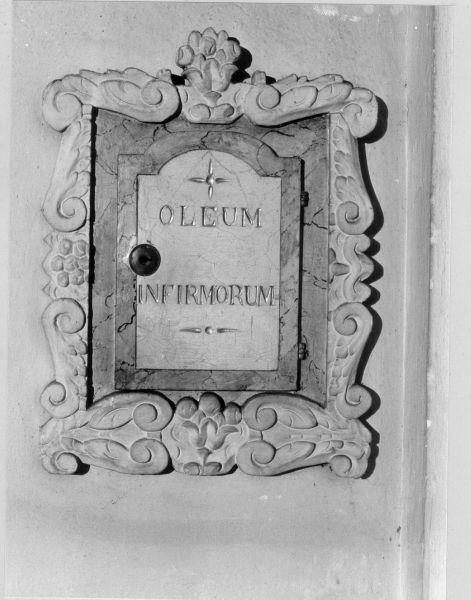 tabernacolo murale - bottega lucchese (seconda metà sec. XIX)