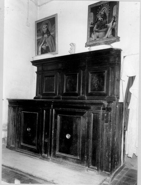 mobile da sacrestia - bottega toscana (sec. XVII)