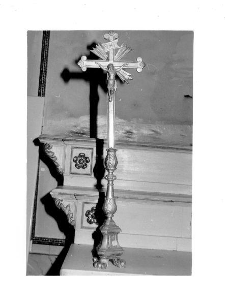 croce processionale - bottega lucchese (prima metà sec. XIX)