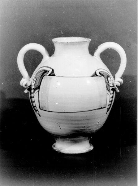 anfora - bottega italiana (seconda metà sec. XIX)