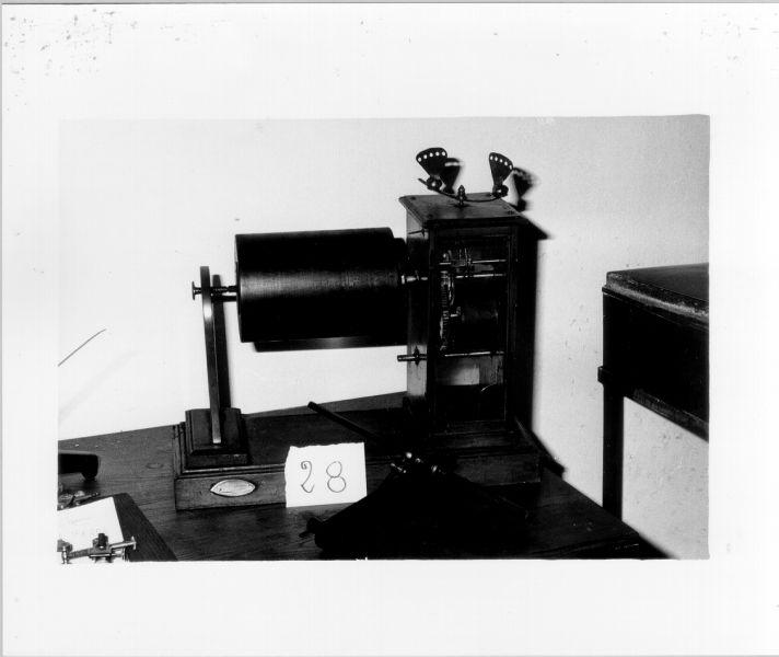 ergografo a tamburi scriventi - ambito italiano (seconda metà sec. XIX)