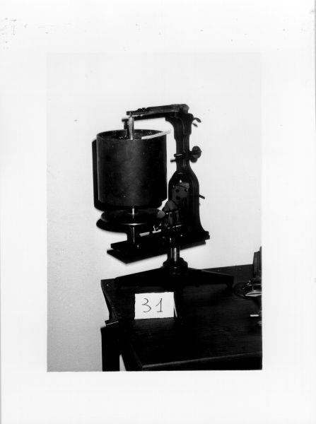 ergografo a tamburi scriventi - ambito italiano (seconda metà sec. XIX)