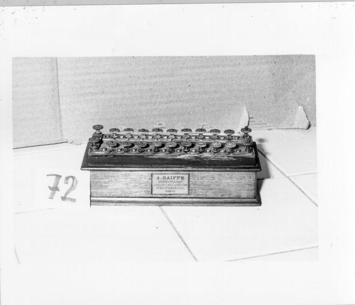 reostato per uso medico - ambito francese (fine/inizio secc. XIX/ XX)