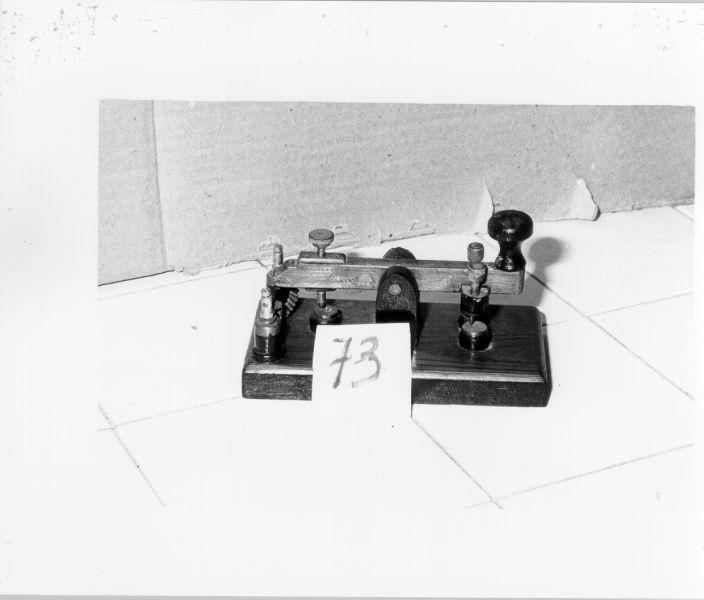 tasto per telegrafo - ambito italiano (fine/inizio secc. XIX/ XX)