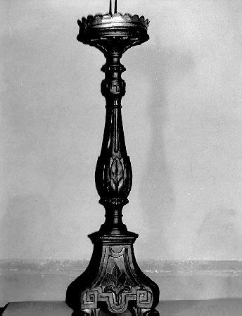 candelabro - ambito lunigianese (sec. XIX)