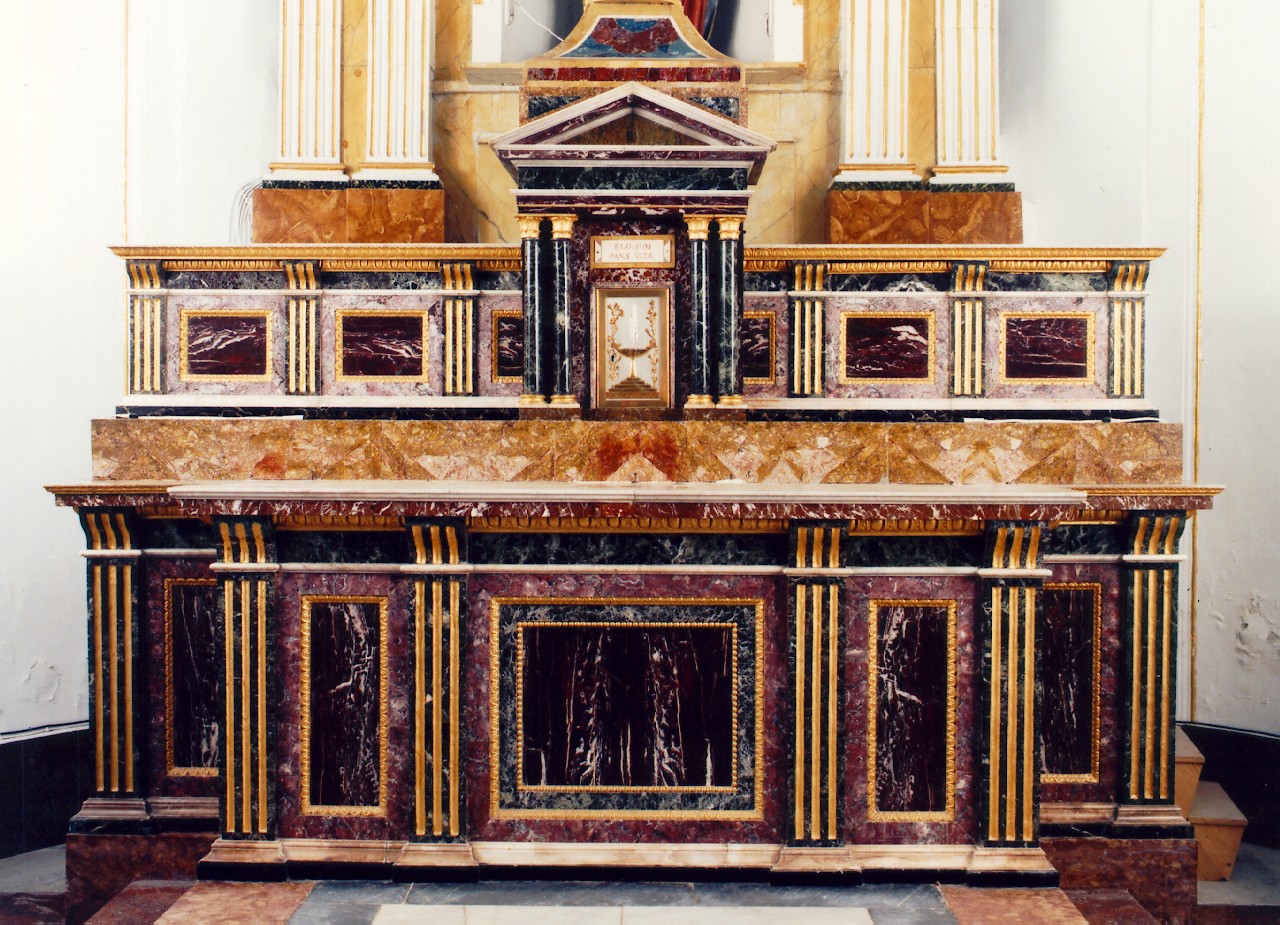 altare maggiore - ambito siciliano (Prima metà sec. XIX)