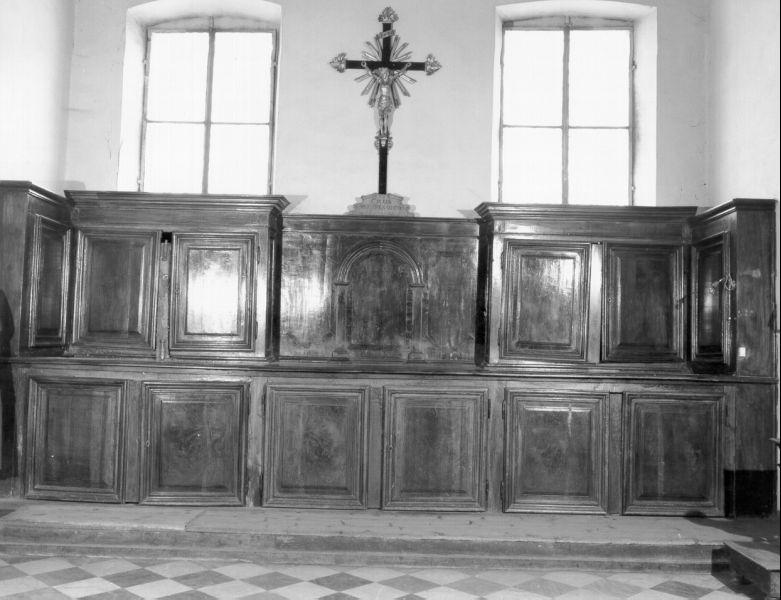 armadio da sacrestia - bottega italiana (sec. XVIII)