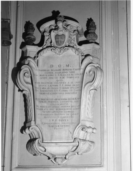 lapide tombale - bottega toscana (sec. XVIII)