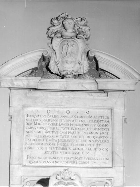 lapide tombale - bottega toscana (sec. XVII)