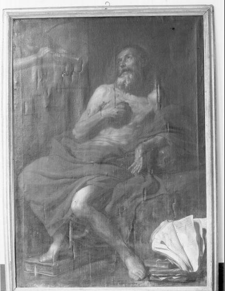San Girolamo ha una visione (dipinto) - ambito italiano (sec. XVII)