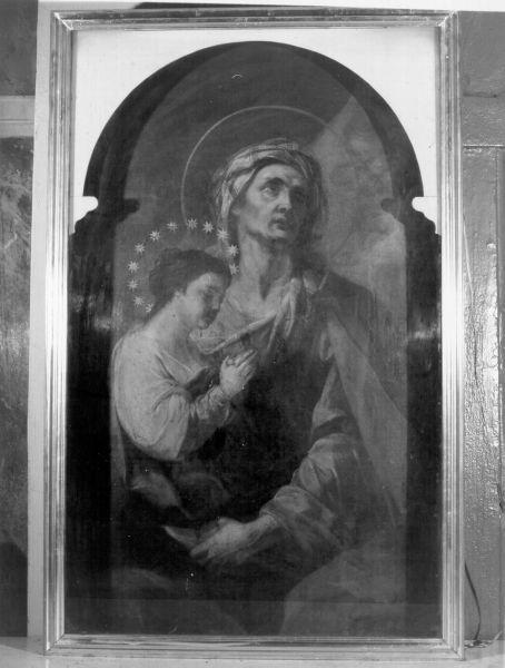 SANT'ANNA E MARIA VERGINE BAMBINA (dipinto) - ambito italiano (sec. XVII)