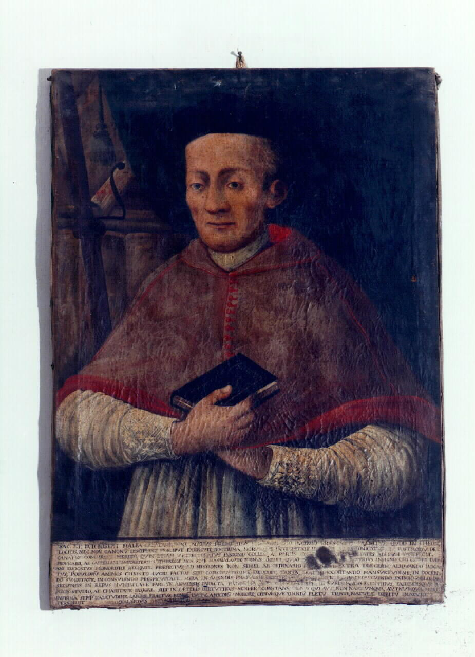 ritratto del sacerdote Giuseppe Malea (dipinto) - ambito siciliano (sec. XVIII)