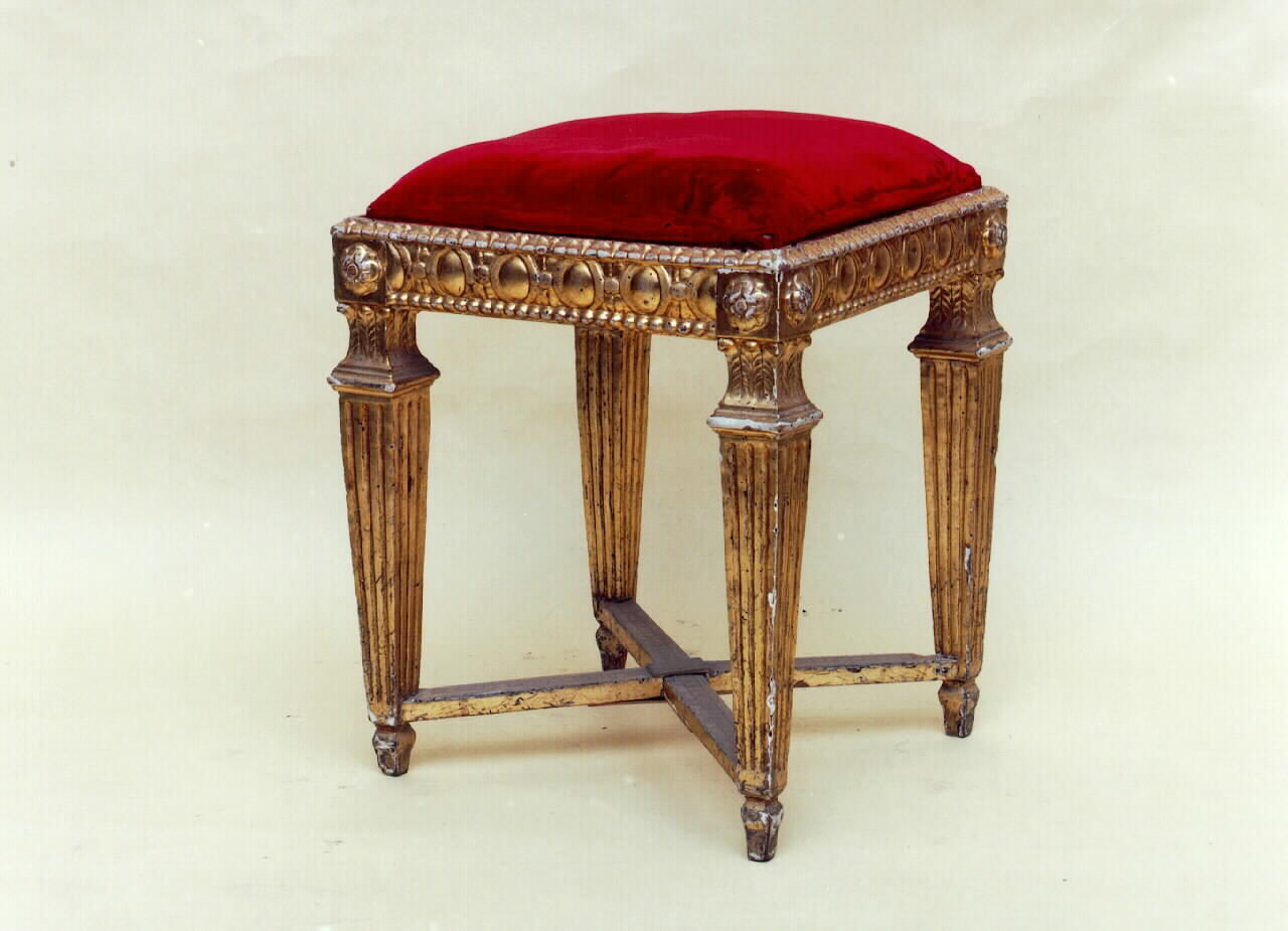 sgabello, serie - produzione siciliana (Metà sec. XIX)