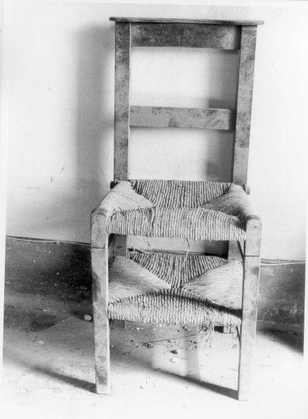 sedia con inginocchiatoio - ambito toscano (seconda metà sec. XIX)