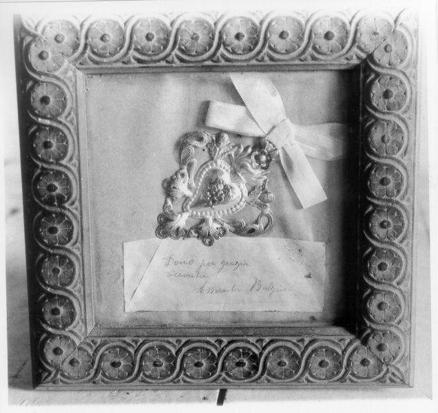 ex voto - ambito toscano (fine/inizio secc. XIX/ XX)