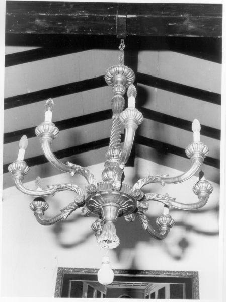 lampadario - a bracci - ambito livornese (prima metà sec. XX)