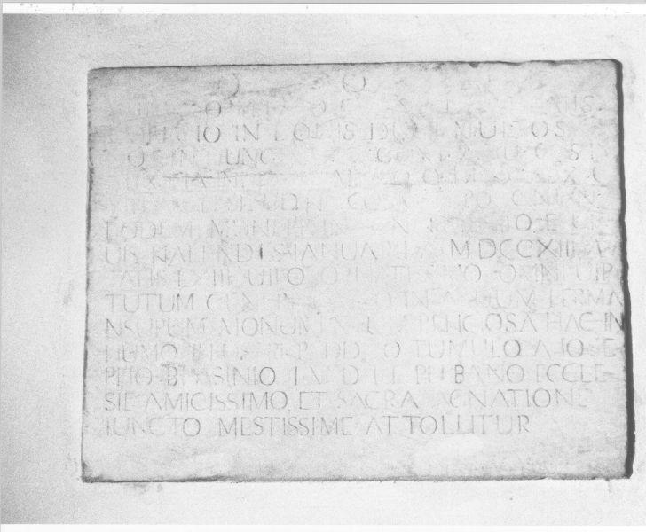 lapide - ambito livornese (sec. XVIII)