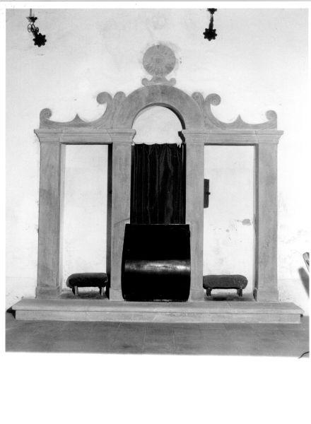 confessionale, serie - ambito livornese (sec. XVIII)