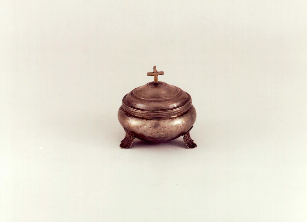 pisside da viatico - bottega siciliana (primo quarto sec. XIX)