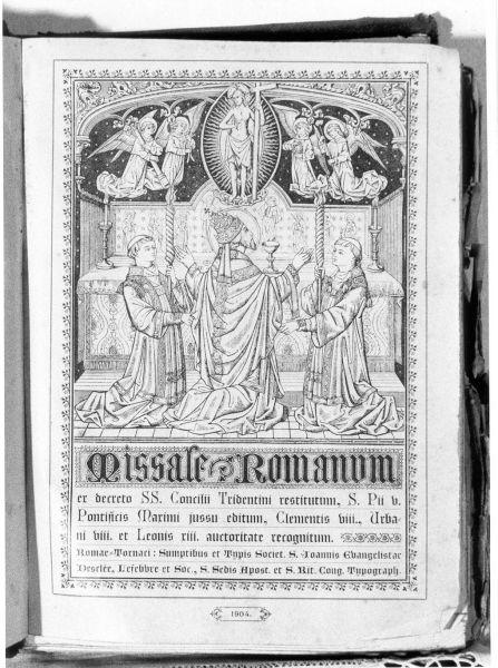 messale cantato - ambito italiano (sec. XX)