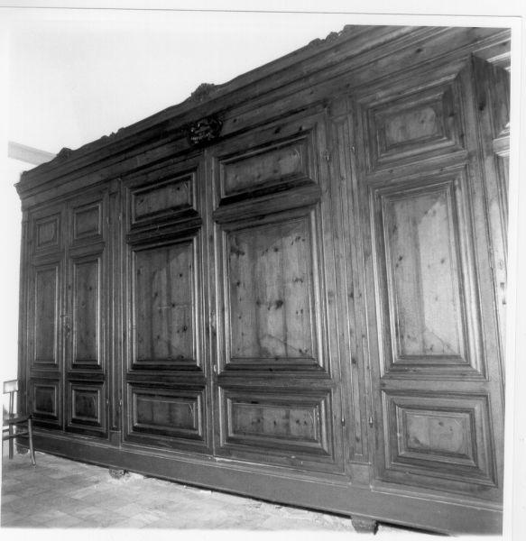 armadio da sacrestia - ambito toscano (sec. XIX)