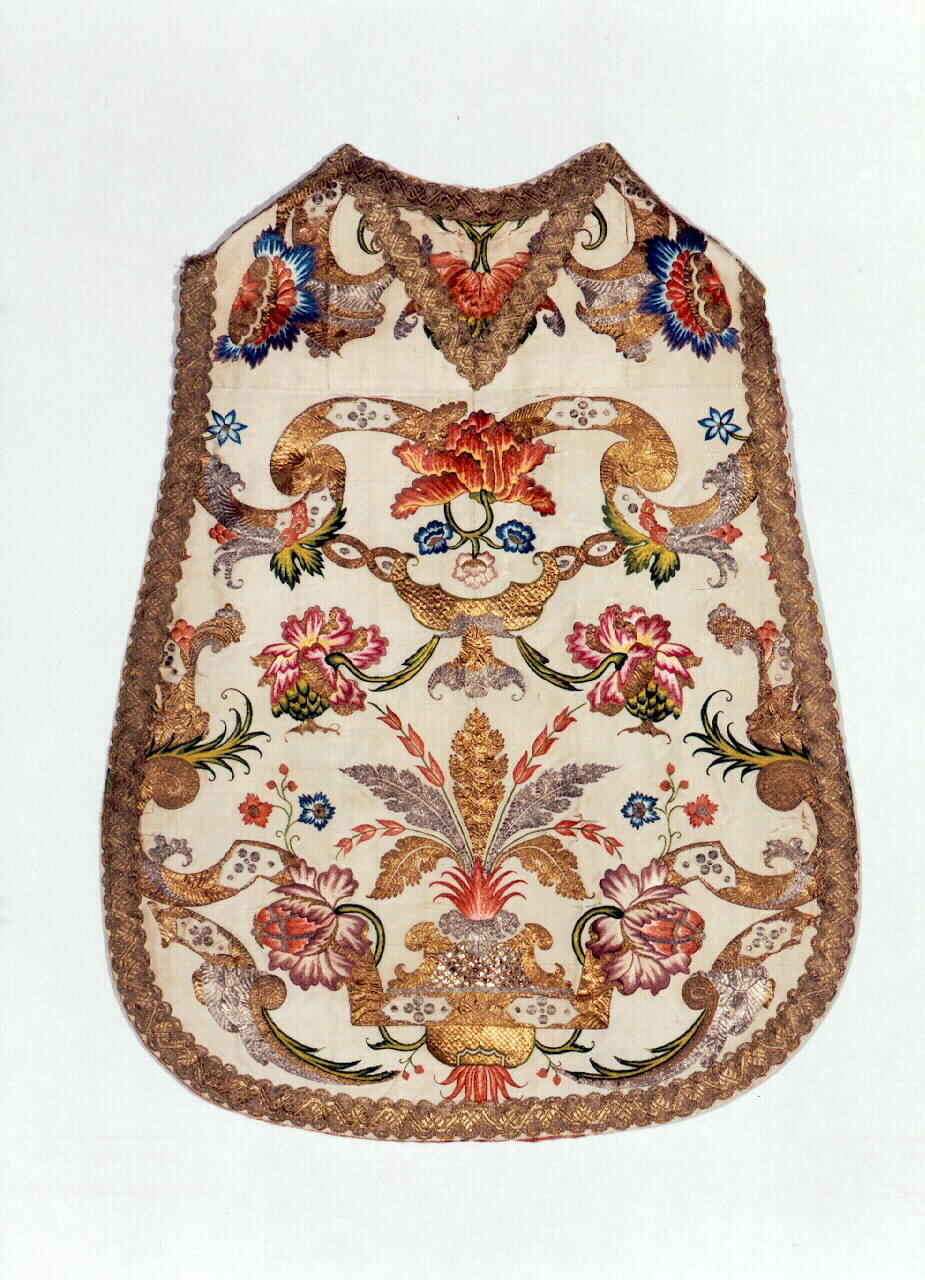 pianeta - manifattura siciliana (ultimo quarto sec. XVIII)