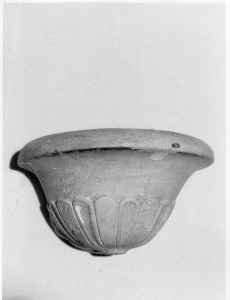 acquasantiera da parete - ambito livornese (sec. XIX)